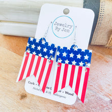 Load image into Gallery viewer, American Flag Earrings