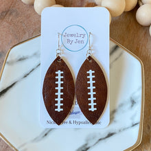 Load image into Gallery viewer, Football Earrings: Large