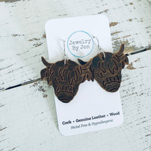 Load image into Gallery viewer, Highland Cow Earrings