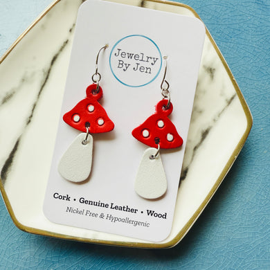 Mushroom Earrings