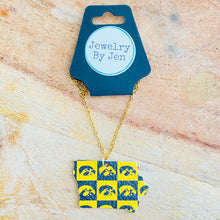 Load image into Gallery viewer, Iowa Hawkeyes Checkerboard Necklace