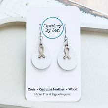 Load image into Gallery viewer, Awareness Ribbon Earrings