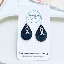 Load image into Gallery viewer, Awareness Ribbon Earrings