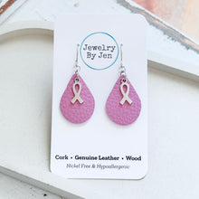 Load image into Gallery viewer, Awareness Ribbon Earrings