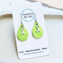 Load image into Gallery viewer, Awareness Ribbon Earrings