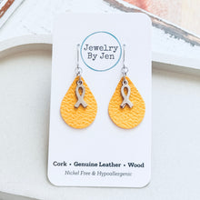 Load image into Gallery viewer, Awareness Ribbon Earrings