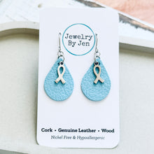Load image into Gallery viewer, Awareness Ribbon Earrings