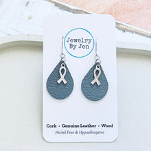 Load image into Gallery viewer, Awareness Ribbon Earrings