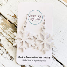 Load image into Gallery viewer, Snowflake: White Fine Glitter