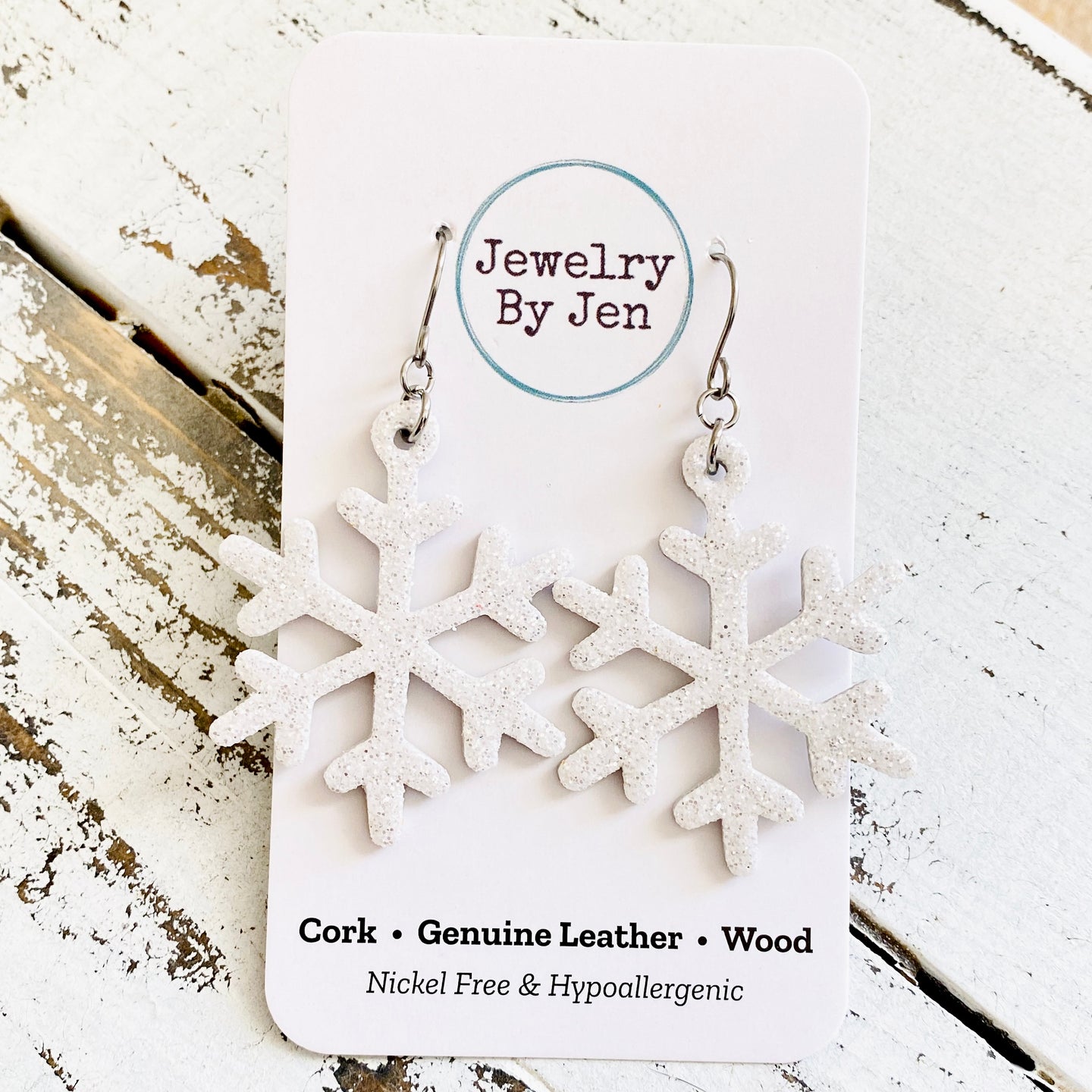 Snowflake: White Fine Glitter