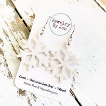 Load image into Gallery viewer, Snowflake: White Fine Glitter
