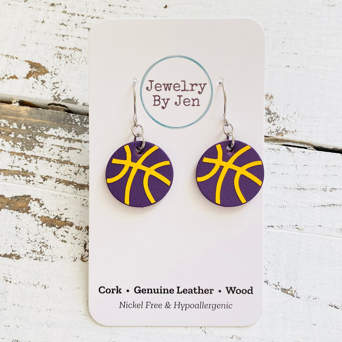 Basketball (Small): Purple w/Yellow