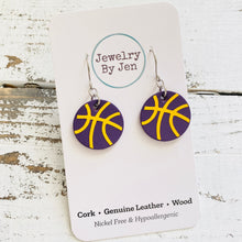 Load image into Gallery viewer, Basketball (Small): Purple w/Yellow