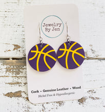Load image into Gallery viewer, Basketball (Medium): Purple w/Yellow