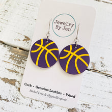 Load image into Gallery viewer, Basketball (Medium): Purple w/Yellow