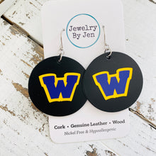 Load image into Gallery viewer, Waukee Earrings: Black Circle