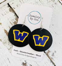 Load image into Gallery viewer, Waukee Earrings: Black Circle