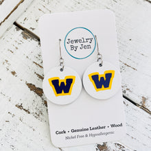 Load image into Gallery viewer, Waukee Earrings (Small): White Circle