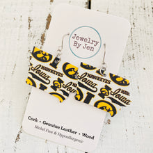 Load image into Gallery viewer, Iowa Hawkeyes Collage State Earrings