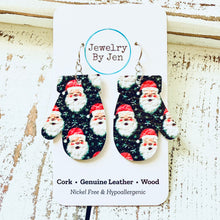 Load image into Gallery viewer, Mitten Earrings: Santa