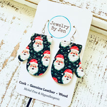 Load image into Gallery viewer, Mitten Earrings: Santa
