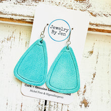 Load image into Gallery viewer, Embossed Modern Teardrop: Dusty Turquoise