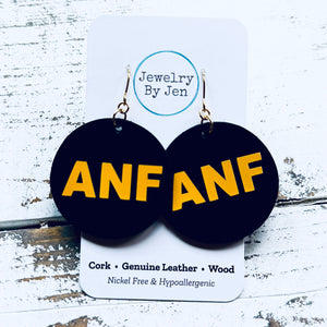 Iowa Hawkeyes ANF Circle Earrings