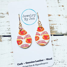 Load image into Gallery viewer, Iowa State University Small Teardrop Earrings