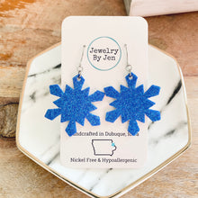 Load image into Gallery viewer, Snowflake: Fine Blue Glitter