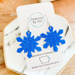 Snowflake: Fine Blue Glitter