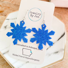 Load image into Gallery viewer, Snowflake: Fine Blue Glitter