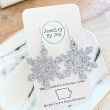 Load image into Gallery viewer, Snowflake: Fine Silver Glitter