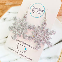 Load image into Gallery viewer, Snowflake: Fine Silver Glitter