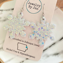 Load image into Gallery viewer, Snowflake: Metallic Pastel Glitter