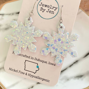 Snowflake: Metallic Pastel Glitter