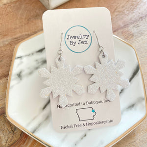 Snowflake: White Fine Glitter