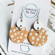 Load image into Gallery viewer, Luna Earrings (Medium Size): Mustard Spots
