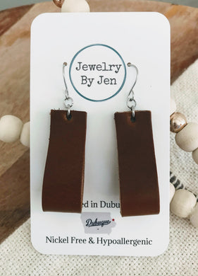 Jodi Earrings: Brown