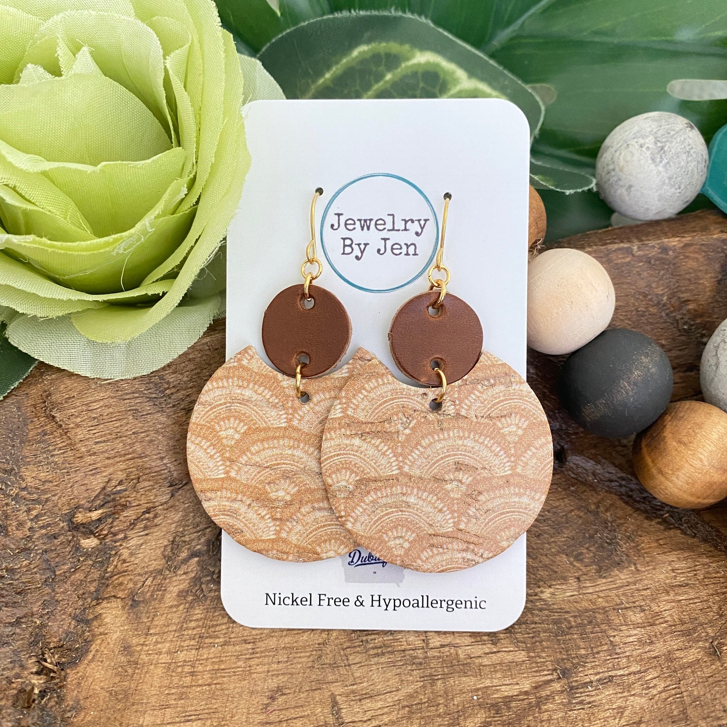 Luna Earrings: Mustard Boho Rainbow