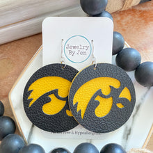 Load image into Gallery viewer, Iowa Hawkeyes Layered Earrings