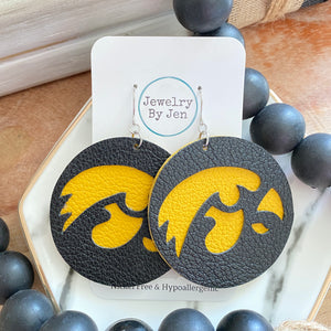 Iowa Hawkeyes Layered Earrings