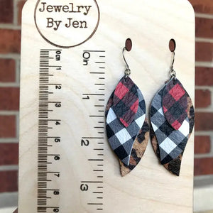 Twist: Red Plaid, White Plaid & Cheetah