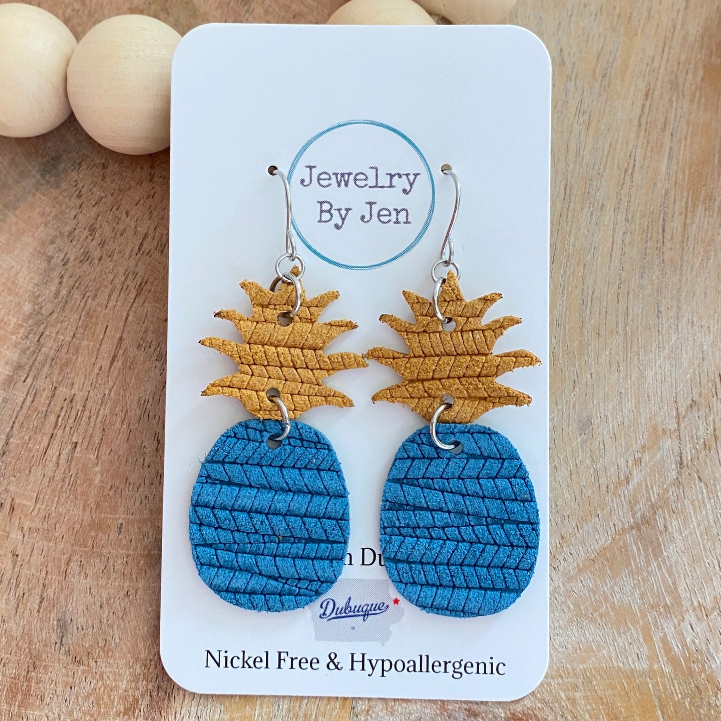 Mustard & Teal Pineapple
