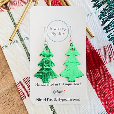 Christmas Tree: Metallic Green Cork