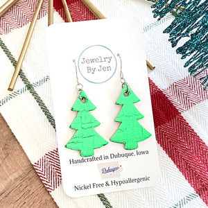Christmas Tree: Metallic Green Cork