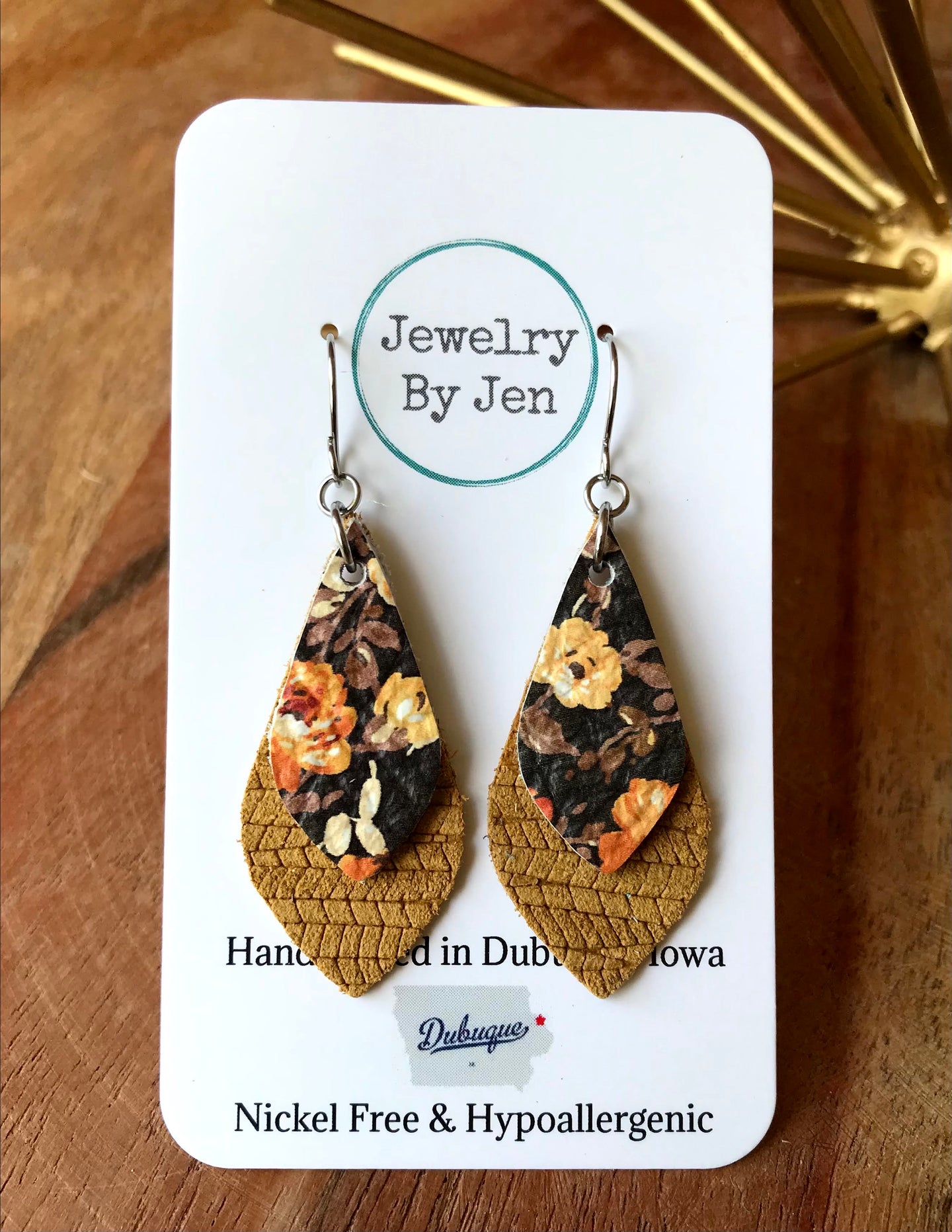 Fall Floral on Mustard