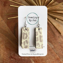 Load image into Gallery viewer, Jodi Earrings: Cream Leopard