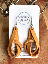 Load image into Gallery viewer, Knot Earrings: Mustard