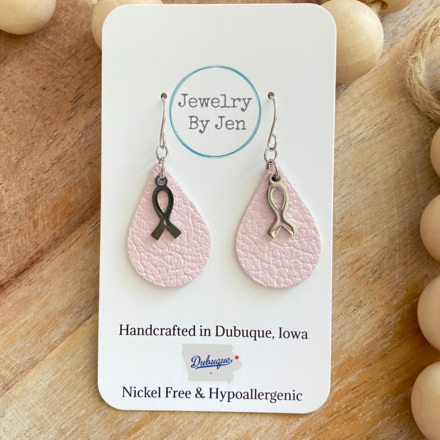 Pink w/Awareness Charm