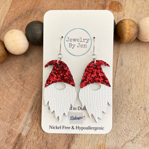 Gnome with Red Glitter Hat